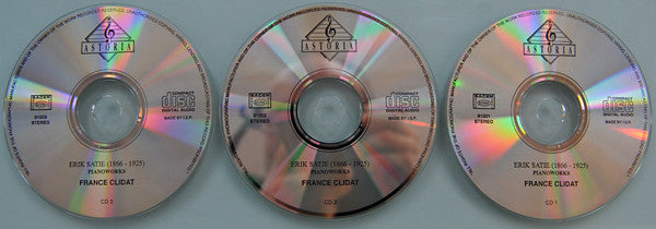 Erik Satie, France Clidat : Complete Pianoworks (3xCD, Comp)
