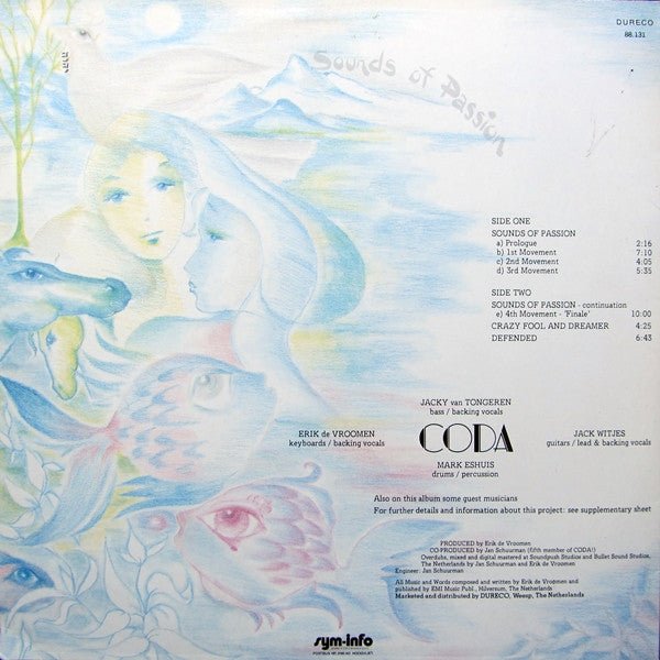 Coda (14) : Sounds Of Passion (LP, Album)