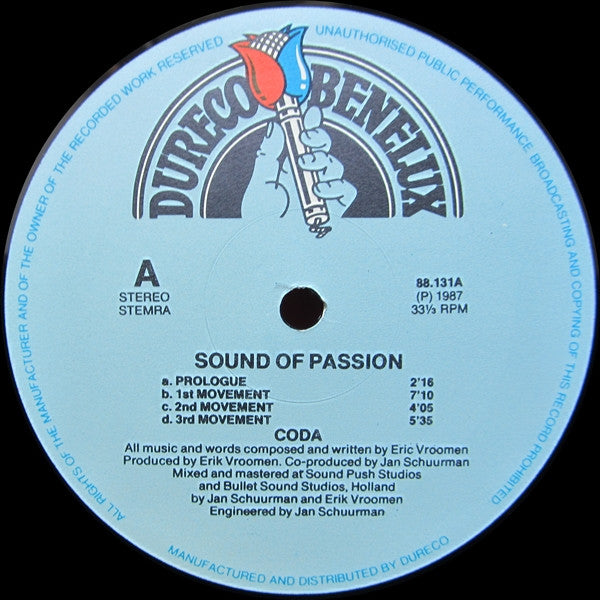 Coda (14) : Sounds Of Passion (LP, Album)