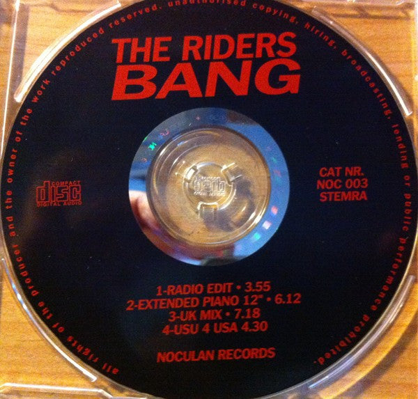 The Riders : Bang (CD, Maxi)