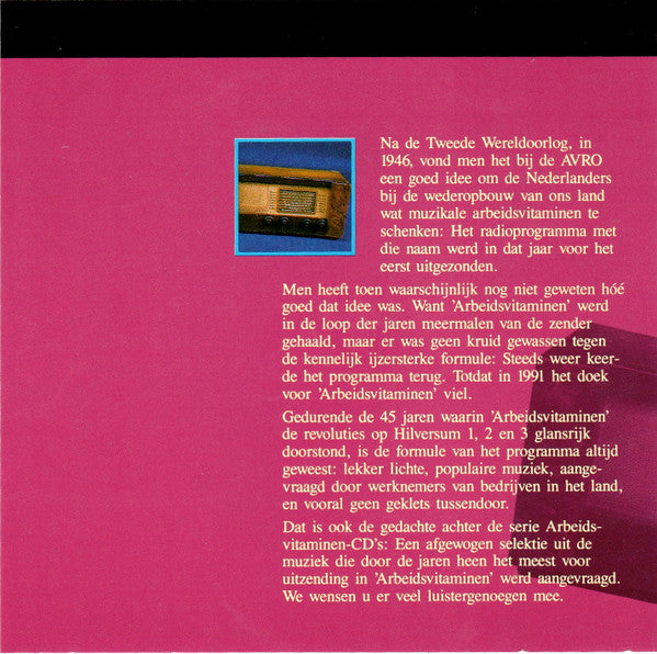 Various : Avro Arbeidsvitaminen Volume 9 (CD, Comp)