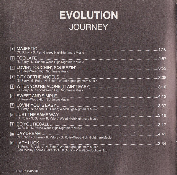Journey : Evolution (CD, Album, RE)