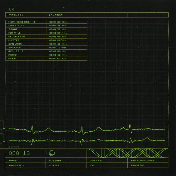 Rammstein : Mutter (CD, Album + CD + Ltd, Tou)