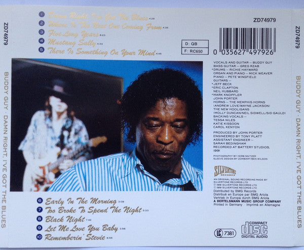 Buddy Guy : Damn Right, I've Got The Blues (CD, Album)