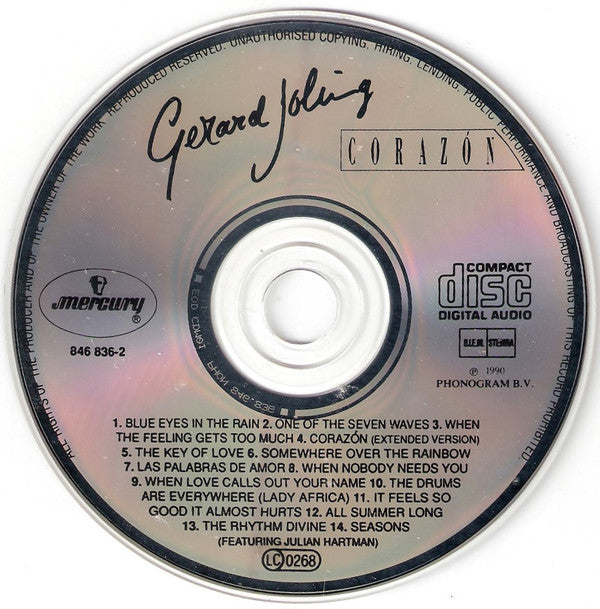 Gerard Joling : Corazón (CD, Album)
