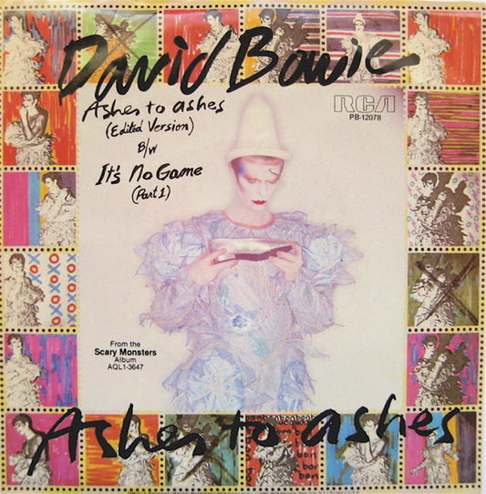 David Bowie : Ashes To Ashes (7", Single, Styrene)