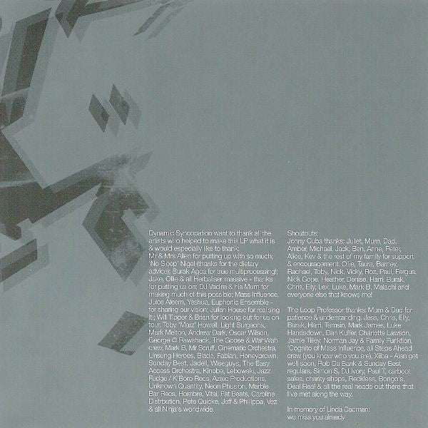 Dynamic Syncopation : Dynamism (CD, Album)