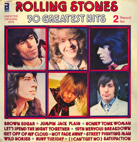 The Rolling Stones : 30 Greatest Hits (2xLP, Comp)