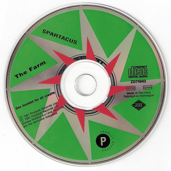 The Farm : Spartacus (CD, Album)