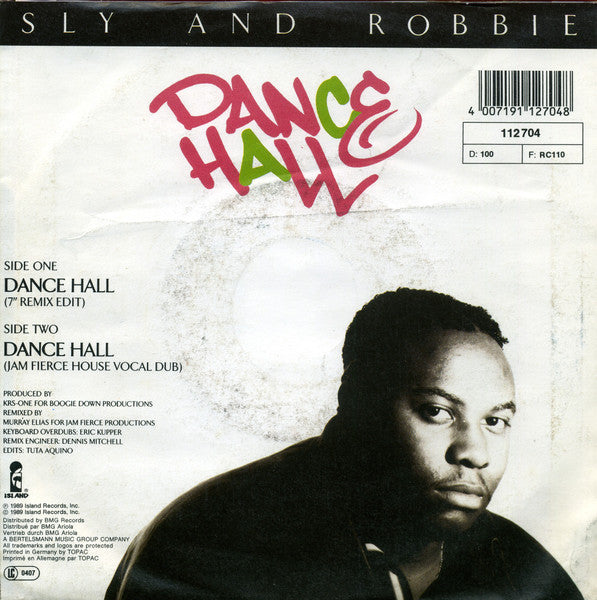Sly & Robbie : Dance Hall (7", Single)