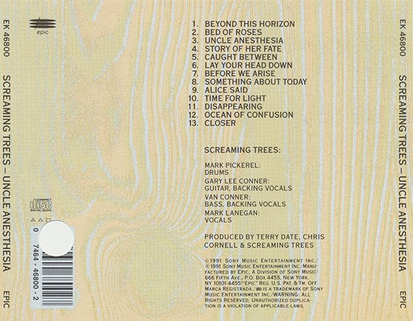 Screaming Trees : Uncle Anesthesia (CD, Album)