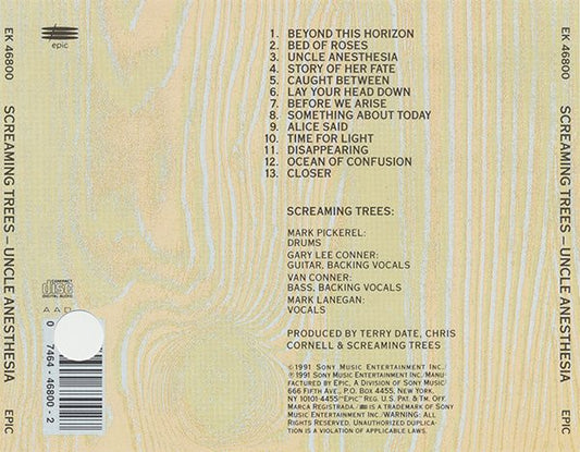 Screaming Trees : Uncle Anesthesia (CD, Album)