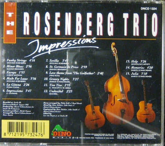 The Rosenberg Trio : Impressions (CD, Album, Bla)
