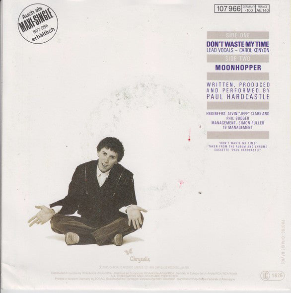Paul Hardcastle : Don't Waste My Time (7", Single)