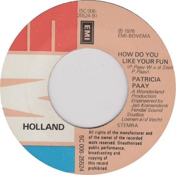 Patricia Paay : Now (Is The Moment) (7", Single)