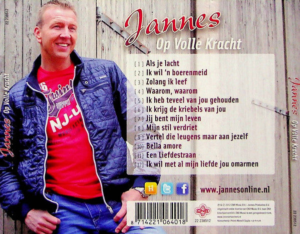 Jannes : Op Volle Kracht (CD, Album)