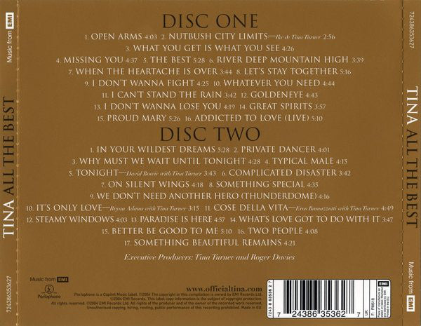 Tina Turner : All The Best (2xCD, Comp)