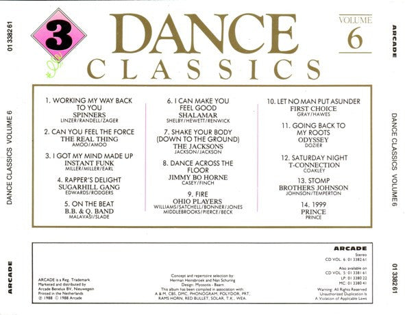 Various : Dance Classics Volume 6 (CD, Comp)