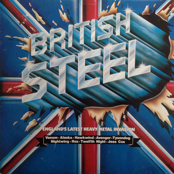 Various : British Steel - England's Latest Heavy Metal Invasion (LP, Comp)