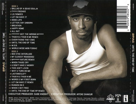 2Pac : Until The End Of Time (2xCD, Album)