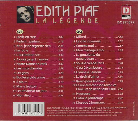 Edith Piaf : La Légende (2xCD, Comp)
