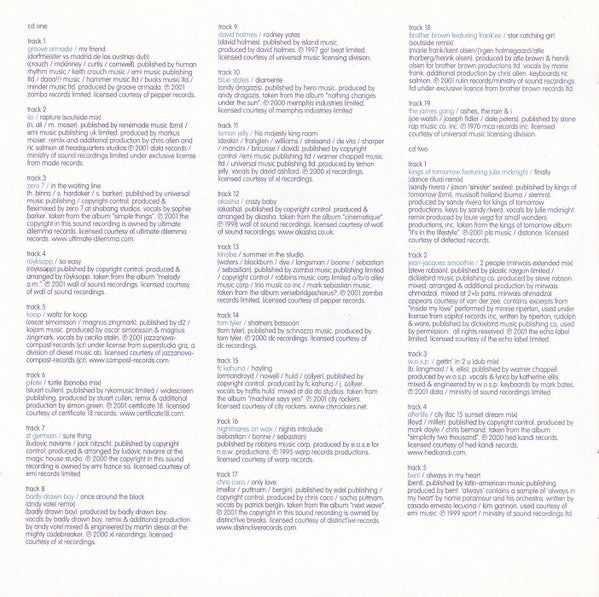 Various : The Chillout Annual 2002 (2xCD, Mixed)