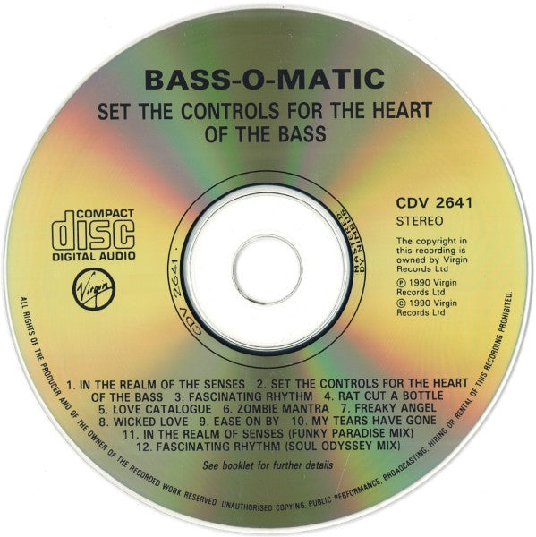 Bassomatic : Set The Controls For The Heart Of The Bass (CD, Album)
