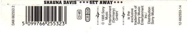Shauna Davis : Get Away (CD, Maxi)