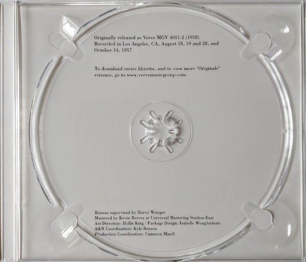 Ella Fitzgerald & Louis Armstrong : Porgy & Bess (CD, Album, RE, RM, Dig)