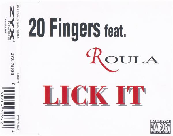 20 Fingers Feat. Roula : Lick It (CD, Maxi)
