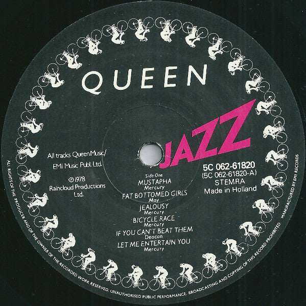 Queen : Jazz (LP, Album, Gat)
