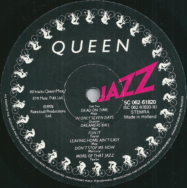 Queen : Jazz (LP, Album, Gat)