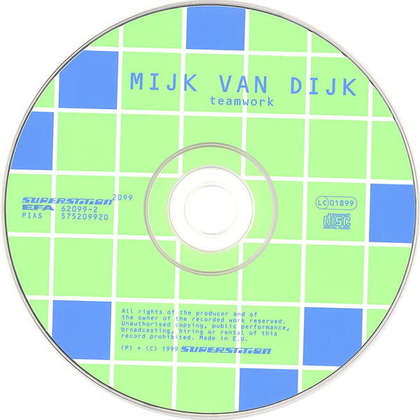 Mijk Van Dijk : Teamwork (CD, Album)