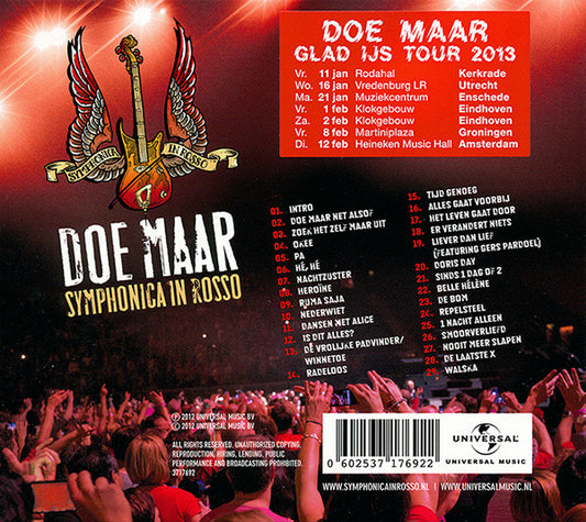 Doe Maar : Symphonica In Rosso (2xCD, Album + DVD)