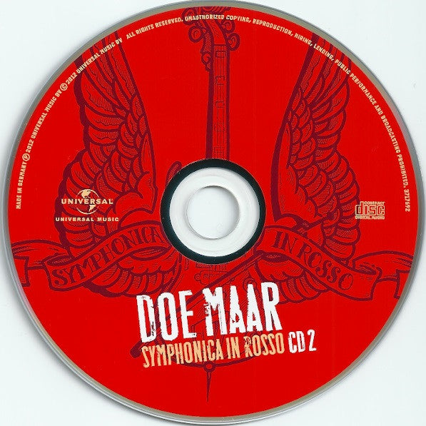 Doe Maar : Symphonica In Rosso (2xCD, Album + DVD)
