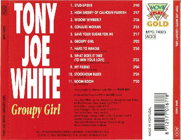 Tony Joe White : Groupy Girl (CD, Album, RE)