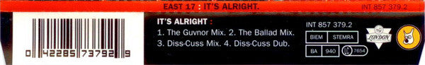 East 17 : It's Alright (CD, Maxi)