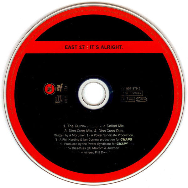 East 17 : It's Alright (CD, Maxi)