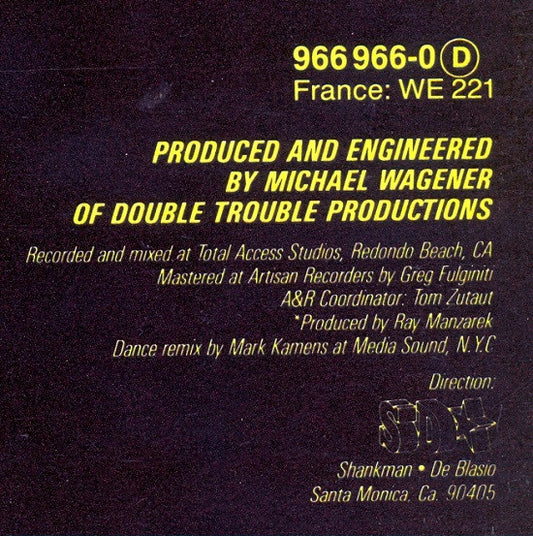 X (5) : Wild Thing (12", Single)