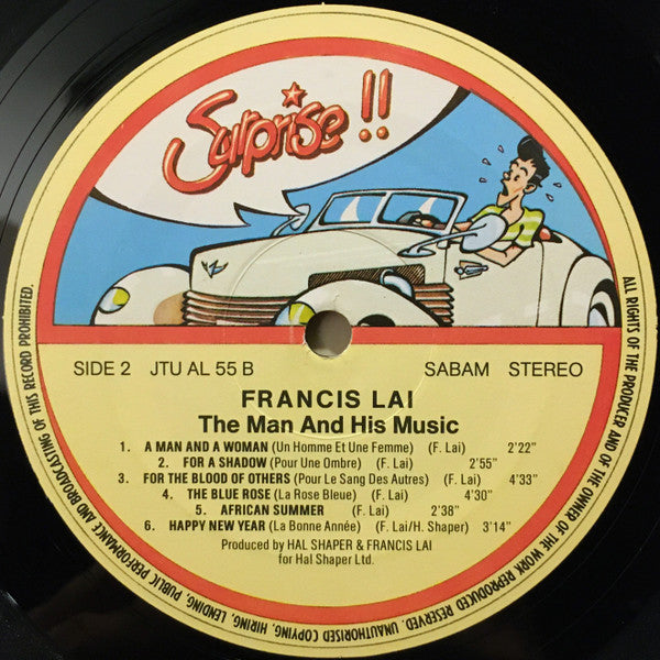 Francis Lai : The Man And His Music (LP, Comp)