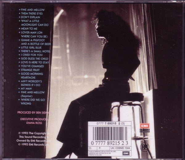 Diana Ross : Diana Ross Live - Stolen Moments: The Lady Sings...Jazz And Blues (CD, Album)