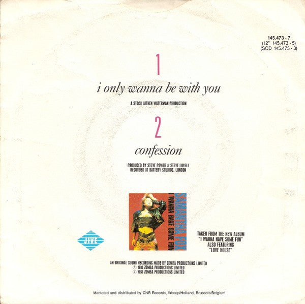Samantha Fox : I Only Wanna Be With You (7", Single)
