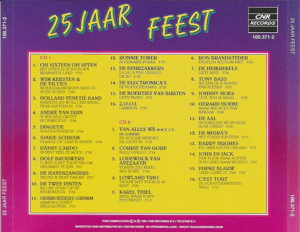 Various : 25 Jaar Feest (2xCD, Comp)