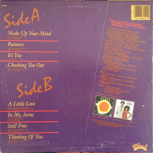 Aurra : A Little Love (LP, Album)