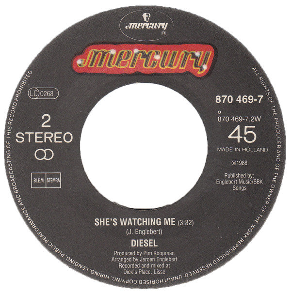 Diesel (5) : Samantha (7", Single)