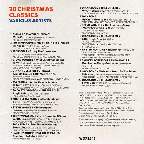 Various : 20 Christmas Classics (CD, Comp, RE)