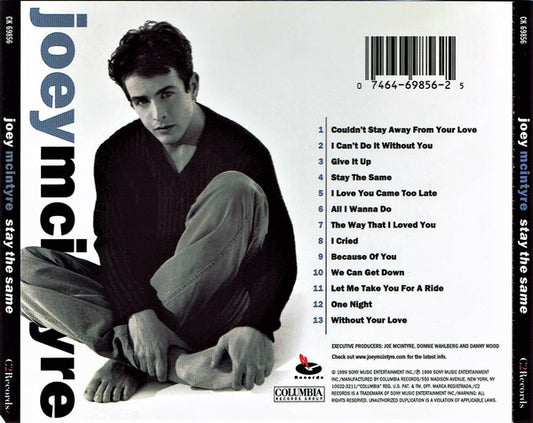 Joey McIntyre : Stay The Same (CD, Album, Enh)