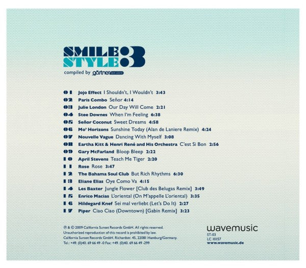 Various : Smile Style 3 (CD, Comp)