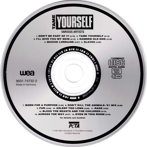 Various : Tame Yourself (CD, Comp)