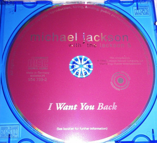Michael Jackson With The Jackson 5 : I Want You Back (CD, Comp, RE)